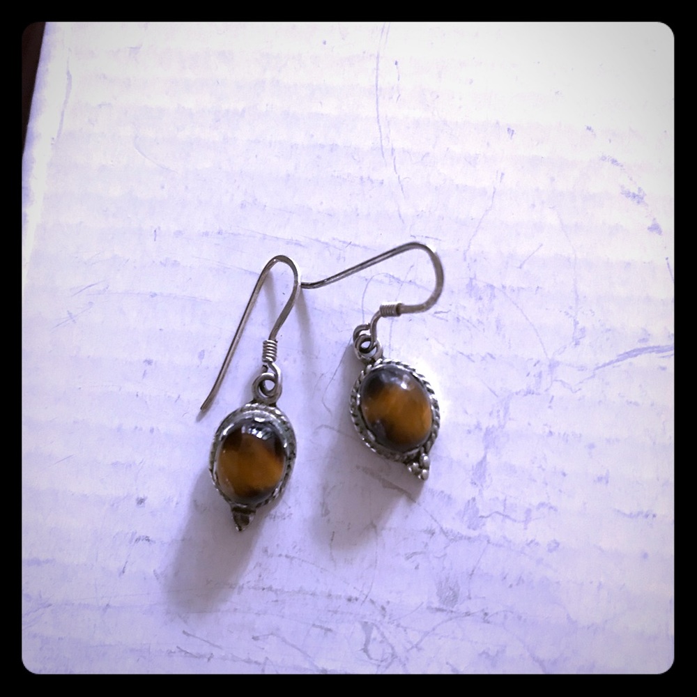 Tigereye earrings